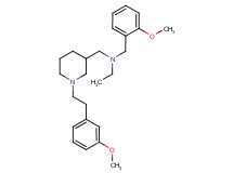 N-(2-methoxybenzyl)-N-({1-[2-(3-methoxyphenyl)ethyl]-3-piperidinyl}methyl)ethanamine