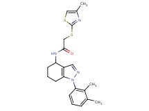 N-[1-(2,3-dimethylphenyl)-4,5,6,7-tetrahydro-1H-indazol-4-yl]-2-[(4-methyl-1,3-thiazol-2-yl)thio]acetamide