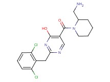 5-{[2-(aminomethyl)-1-piperidinyl]carbonyl}-2-(2,6-dichlorobenzyl)-4-pyrimidinol dihydrochloride
