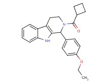 2-(cyclobutylcarbonyl)-1-(4-ethoxyphenyl)-2,3,4,9-tetrahydro-1H-beta-carboline