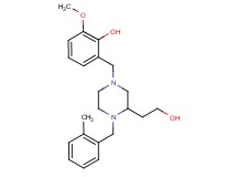 2-{[3-(2-hydroxyethyl)-4-(2-methylbenzyl)-1-piperazinyl]methyl}-6-methoxyphenol