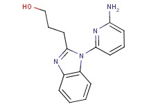 3-[1-(6-aminopyridin-2-yl)-1H-benzimidazol-2-yl]propan-1-ol