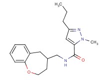 1-methyl-3-propyl-N-(2,3,4,5-tetrahydro-1-benzoxepin-4-ylmethyl)-1H-pyrazole-5-carboxamide