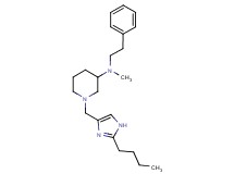 1-[(2-butyl-1H-imidazol-4-yl)methyl]-N-methyl-N-(2-phenylethyl)-3-piperidinamine