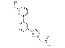 2-{3-[3-(6-methoxy-2-pyridinyl)phenyl]-1H-pyrazol-1-yl}acetamide