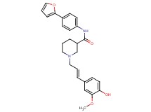 N-[4-(2-furyl)phenyl]-1-[(2E)-3-(4-hydroxy-3-methoxyphenyl)-2-propen-1-yl]-3-piperidinecarboxamide