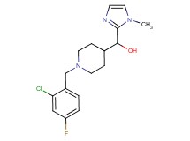 [1-(2-chloro-4-fluorobenzyl)piperidin-4-yl](1-methyl-1H-imidazol-2-yl)methanol
