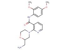 2-[2-(aminomethyl)-4-morpholinyl]-N-(2,4-dimethoxyphenyl)nicotinamide