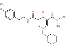 1-(cyclohexylmethyl)-N'-[2-(4-methoxyphenyl)ethyl]-N,N-dimethyl-4-oxo-1,4-dihydro-3,5-pyridinedicarboxamide