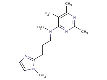 N,2,5,6-tetramethyl-N-[3-(1-methyl-1H-imidazol-2-yl)propyl]pyrimidin-4-amine