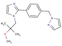 1-{4-[1-(2-methoxy-2-methylpropyl)-1H-imidazol-2-yl]benzyl}-1H-pyrazole