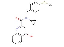 N-cyclopropyl-4-hydroxy-N-[4-(methylthio)benzyl]-2-quinolinecarboxamide