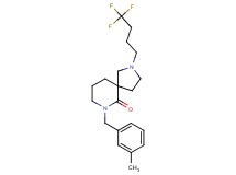 7-(3-methylbenzyl)-2-(4,4,4-trifluorobutyl)-2,7-diazaspiro[4.5]decan-6-one