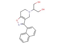 2-[3-(1-naphthyl)-6,7-dihydroisoxazolo[4,5-c]pyridin-5(4H)-yl]propane-1,3-diol