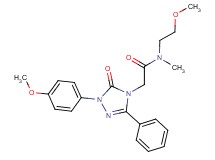 N-(2-methoxyethyl)-2-[1-(4-methoxyphenyl)-5-oxo-3-phenyl-1,5-dihydro-4H-1,2,4-triazol-4-yl]-N-methylacetamide