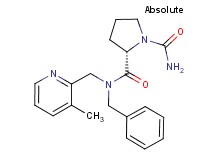 (2S)-N~2~-benzyl-N~2~-[(3-methylpyridin-2-yl)methyl]pyrrolidine-1,2-dicarboxamide