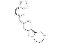 (1,3-benzodioxol-5-ylmethyl)methyl(5,6,7,8-tetrahydro-4H-pyrazolo[1,5-a][1,4]diazepin-2-ylmethyl)amine