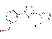 {3-[5-(1-methyl-1H-imidazol-2-yl)-1,2,4-oxadiazol-3-yl]phenyl}methanol