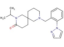 2-isopropyl-8-[2-(1H-pyrazol-1-yl)benzyl]-2,8-diazaspiro[5.5]undecan-3-one