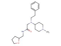 N~2~-(1-methyl-4-piperidinyl)-N~2~-(2-phenylethyl)-N~1~-(tetrahydro-2-furanylmethyl)glycinamide