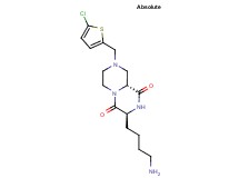 (3S,9aR)-3-(4-aminobutyl)-8-[(5-chloro-2-thienyl)methyl]tetrahydro-2H-pyrazino[1,2-a]pyrazine-1,4(3H,6H)-dione