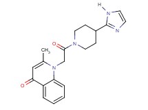 1-{2-[4-(1H-imidazol-2-yl)-1-piperidinyl]-2-oxoethyl}-2-methyl-4(1H)-quinolinone