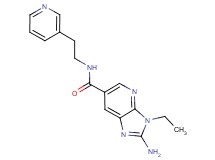 2-amino-3-ethyl-N-(2-pyridin-3-ylethyl)-3H-imidazo[4,5-b]pyridine-6-carboxamide