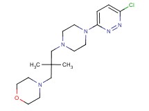 4-{3-[4-(6-chloropyridazin-3-yl)piperazin-1-yl]-2,2-dimethylpropyl}morpholine