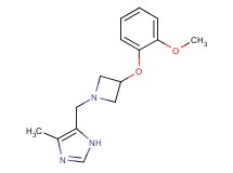 5-{[3-(2-methoxyphenoxy)azetidin-1-yl]methyl}-4-methyl-1H-imidazole