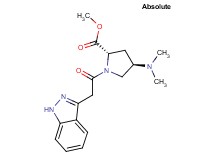 methyl (2S,4R)-4-(dimethylamino)-1-(1H-indazol-3-ylacetyl)pyrrolidine-2-carboxylate