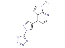 1-methyl-4-[1-(1H-tetrazol-5-yl)-1H-pyrazol-4-yl]-1H-pyrrolo[2,3-b]pyridine