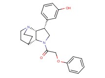 3-[(3R*,3aR*,7aR*)-1-(phenoxyacetyl)octahydro-4,7-ethanopyrrolo[3,2-b]pyridin-3-yl]phenol
