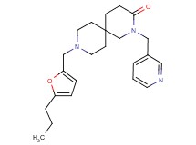 9-[(5-propyl-2-furyl)methyl]-2-(pyridin-3-ylmethyl)-2,9-diazaspiro[5.5]undecan-3-one