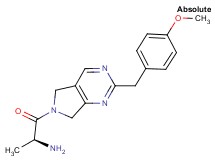(2S)-1-[2-(4-methoxybenzyl)-5,7-dihydro-6H-pyrrolo[3,4-d]pyrimidin-6-yl]-1-oxopropan-2-amine
