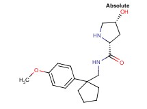 (4R)-4-hydroxy-N-{[1-(4-methoxyphenyl)cyclopentyl]methyl}-D-prolinamide