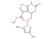 methyl 4-[2-(3,5-dimethyl-1H-pyrazol-1-yl)ethyl]-6-oxo-4,5,6,7-tetrahydro-1H-pyrazolo[3,4-b]pyridine-3-carboxylate