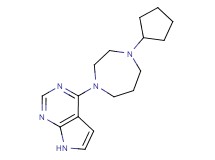 4-(4-cyclopentyl-1,4-diazepan-1-yl)-7H-pyrrolo[2,3-d]pyrimidine