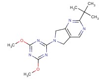 2-tert-butyl-6-(4,6-dimethoxy-1,3,5-triazin-2-yl)-6,7-dihydro-5H-pyrrolo[3,4-d]pyrimidine