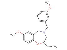 2-ethyl-7-methoxy-4-(3-methoxybenzyl)-2,3,4,5-tetrahydro-1,4-benzoxazepine