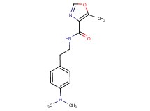 N-{2-[4-(dimethylamino)phenyl]ethyl}-5-methyl-1,3-oxazole-4-carboxamide