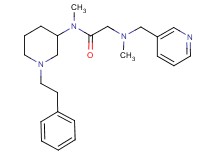 N~1~,N~2~-dimethyl-N~1~-[1-(2-phenylethyl)-3-piperidinyl]-N~2~-(3-pyridinylmethyl)glycinamide