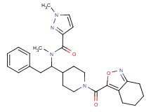 N,1-dimethyl-N-{2-phenyl-1-[1-(4,5,6,7-tetrahydro-2,1-benzisoxazol-3-ylcarbonyl)piperidin-4-yl]ethyl}-1H-pyrazole-3-carboxamide