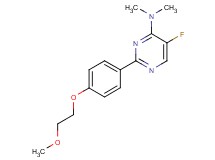 5-fluoro-2-[4-(2-methoxyethoxy)phenyl]-N,N-dimethylpyrimidin-4-amine