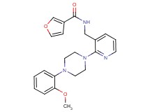 N-({2-[4-(2-methoxyphenyl)-1-piperazinyl]-3-pyridinyl}methyl)-3-furamide