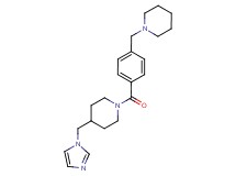 4-(1H-imidazol-1-ylmethyl)-1-[4-(1-piperidinylmethyl)benzoyl]piperidine