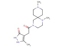 4-[2-(1,9-dimethyl-1,4,9-triazaspiro[5.5]undec-4-yl)-2-oxoethyl]-5-methyl-1,2-dihydro-3H-pyrazol-3-one
