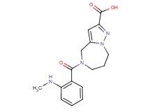 5-[2-(methylamino)benzoyl]-5,6,7,8-tetrahydro-4H-pyrazolo[1,5-a][1,4]diazepine-2-carboxylic acid