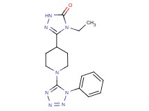 4-ethyl-5-[1-(1-phenyl-1H-tetrazol-5-yl)piperidin-4-yl]-2,4-dihydro-3H-1,2,4-triazol-3-one