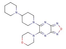 1'-[6-(4-morpholinyl)[1,2,5]oxadiazolo[3,4-b]pyrazin-5-yl]-1,4'-bipiperidine