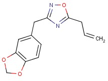 5-allyl-3-(1,3-benzodioxol-5-ylmethyl)-1,2,4-oxadiazole